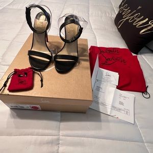 Christian Louboutin- Jonatina 100 Napa Shiny SZ 35